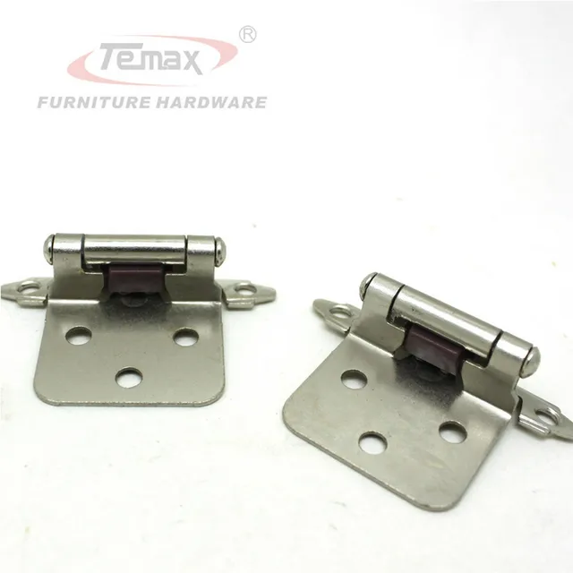 1 Pair Satin Nickel Flush Type Self Close Cabinet Hinge Kitchen 1 Pair Satin Nickel Flush Type Self Close Cabinet Hinge Kitchen Furniture Hinges Hardware Door