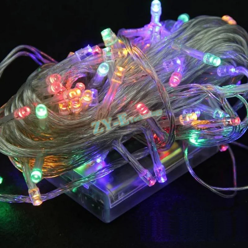 

2M 20 LED Battery 3xAAA LED String Lights for Xmas Garland Party Wedding Decoration Christmas Flasher Fairy Lights free shipping
