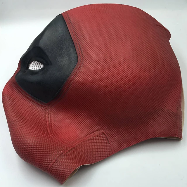 Movie Deadpool Cosplay Mask Latex Full Head Helmet Deadpool Wade Winston Wilson Party Costume Masks Adult Funny Props -
