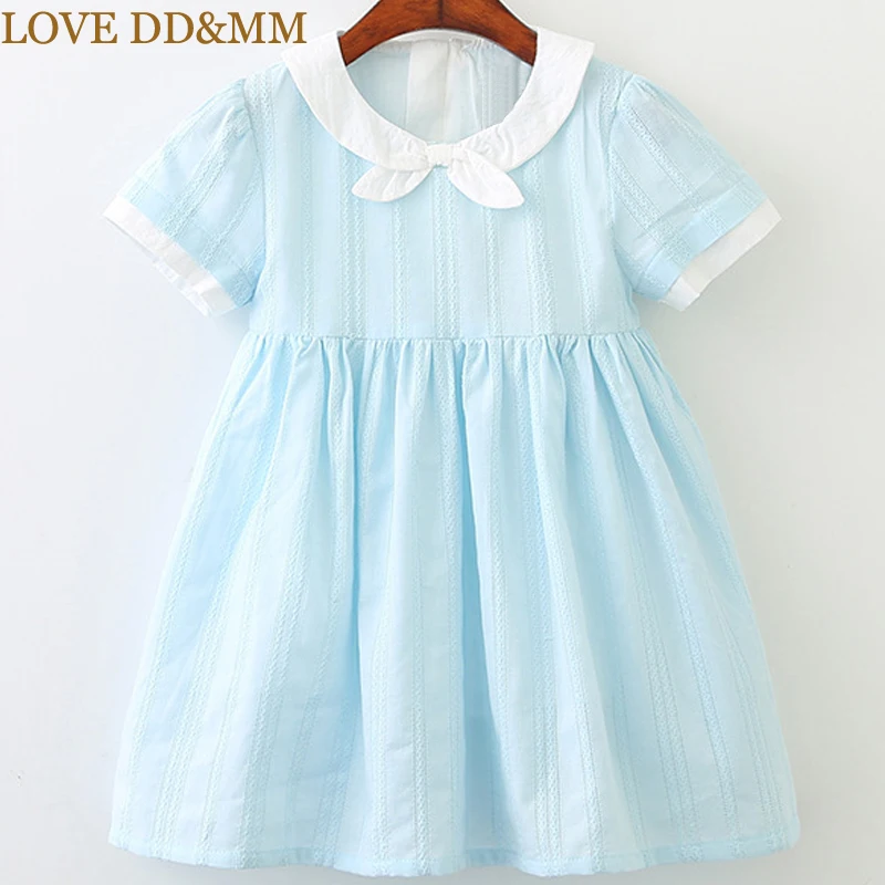 Платья для девочек LOVE DD & MM новинка 2020 детское весеннее милое платье с короткими