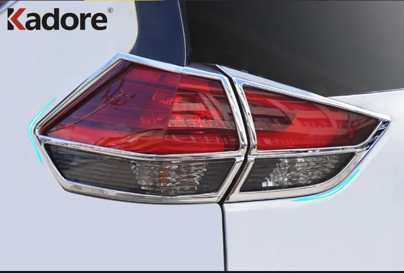 Для Nissan X TRAIL Rogue 2017 2018 2019 задний фонарь лампа детектор рамка ручка Стайлинг ABS
