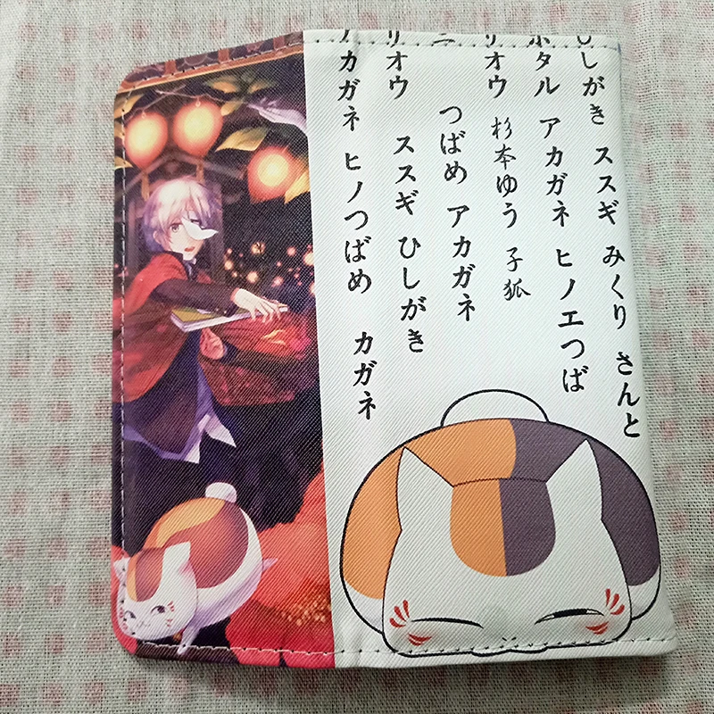أنيمي 19 أيام طوكيو الغول ناروتو Lovelive هاتسون ميكو يوري على الجليد ناتسومي Yuujinchou محفظة محفظة نسائية للعملات المعدنية ID/الائتمان حامل بطاقة