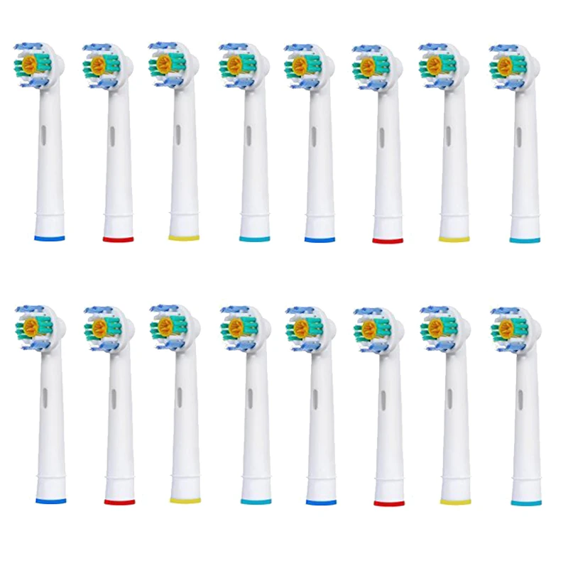 

16 Pcs replacement brush heads for Oral B electric toothbrush before power/Pro health/Triumph/3D Excel/clean precision vitality