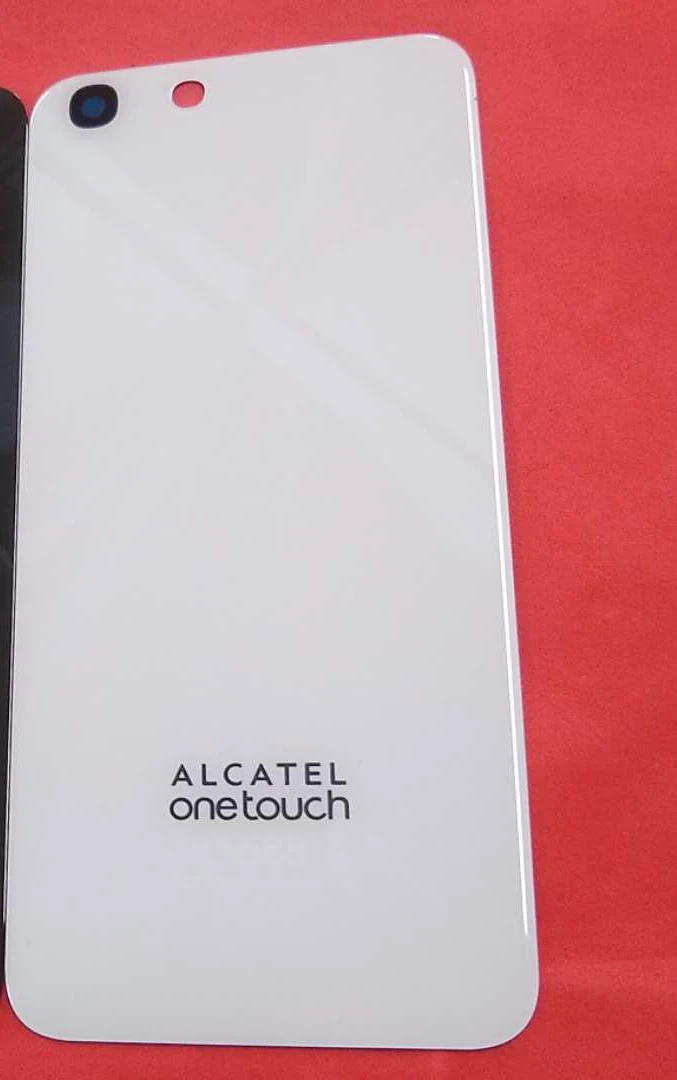 Для Alcatel One touch OneTouch X1 onetouch X1 стеклянная крышка для батареи Корпус запасные части с клеем - Цвет: Белый