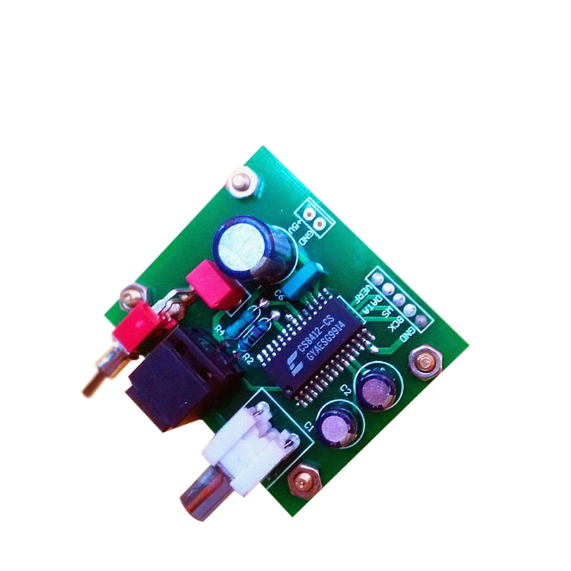 ótica coaxial para i2s iis para o decodificador dac