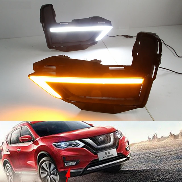 Kalaite Car Flashing DRL For Nissan X trail 2017 2018 Xtrail 2 Colors