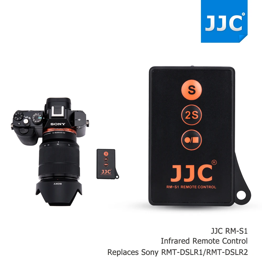 JJC wireless Remote Control for SONY A7SII A7RII A7S A7II A6300 NEX5