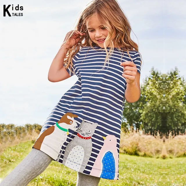 Rq 294 Summer Dress For S Clothes 2018 Brand Cotton Baby Rq 294 Summer Dress For S Clothes 2018 Brand Cotton Baby Costumes Animal Print Princess