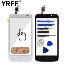 New Touch Screen Digitizer Panel For Lenovo A516 Front Glass Lens Sensor Repair Replacement Parts Tools + Sticker Free Shipping