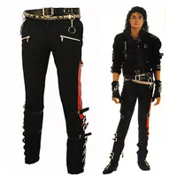Punk Michael Jackson BAD Pants Trousers and Belt in1990'S 1