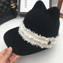Recessionista летние шляпы розовый кот уха шляпа бейсбольная кепка женская кепка кетти