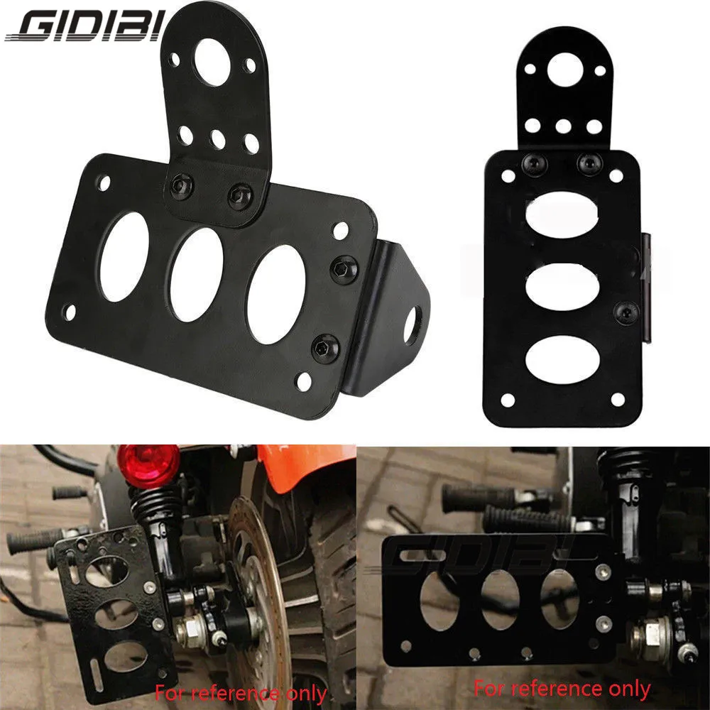 

Side Mount Motorcycle License Plate Bracket For Kawasaki Honda Yamaha Suzuki Motorcycle Registration Plate Holder