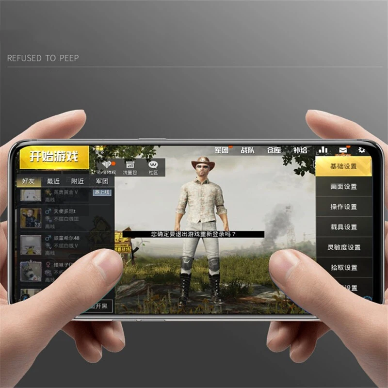 Полное покрытие, антишпионское закаленное стекло для Xiaomi mi x 3 Play, Защита экрана для Xiaomi mi Max 3 Play, Антибликовая пленка