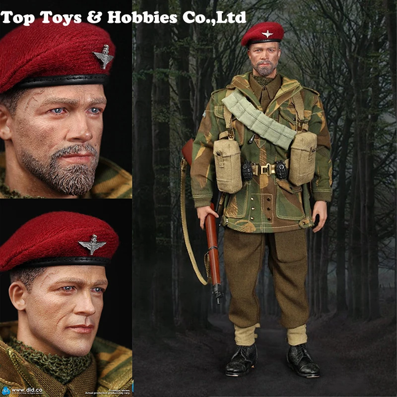 

K80136 /K80135 1/6 action figure WWII British Airborne "Red Devils" Sergeant commander Uniform Military toy Soldiers set