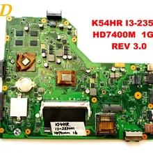 Оригинальная материнская плата для ноутбука ASUS K54HR K54HR I3-2350M HD7400M 1GB REV 3,0 протестирована хорошая