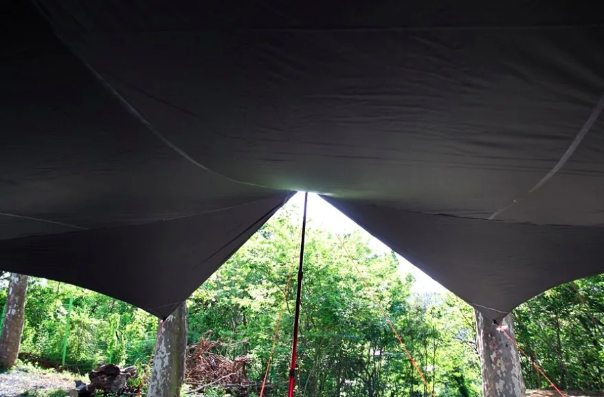 COBO Супер Открытый водонепроницаемый Семейный Кемпинг Recta TarpTent Shelter черное покрытие для 10 человек