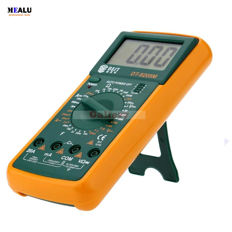 

BEST DT-9205M Intelligent Digit Multi-meter Multi-function Digital Meter Handheld Large Screen LCD Multimeter