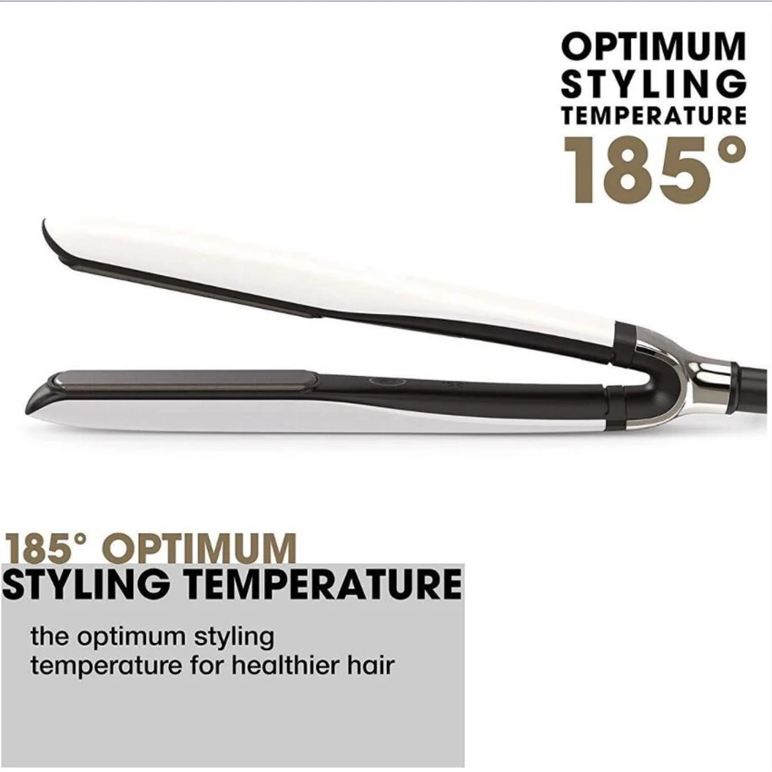 

Professional Styler 1 inch Flat Iron Hair Straightener Black and White PLATINUM 1" Hair Makeup Styler Flat Iron With Box