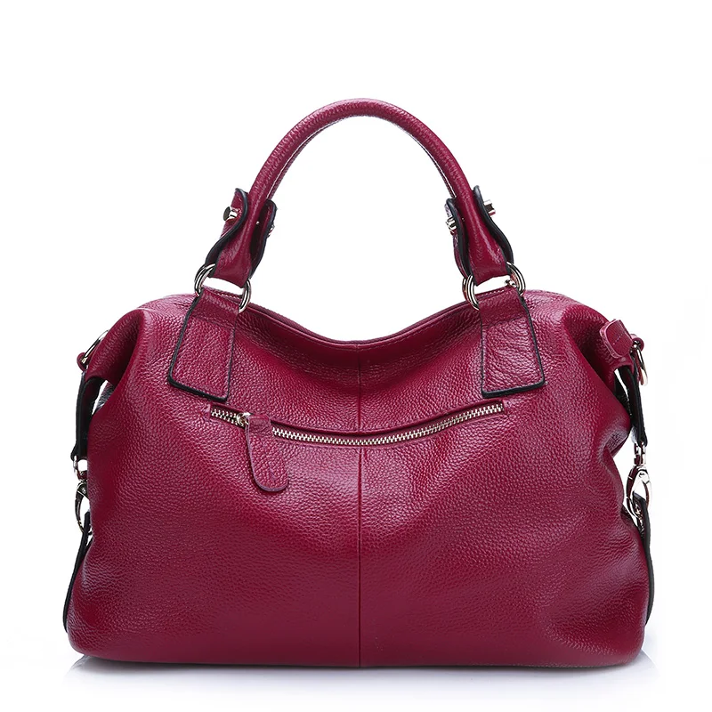 Женская сумка тоут из мягкой натуральной коровьей кожи с кисточками|brand handbags|handbag