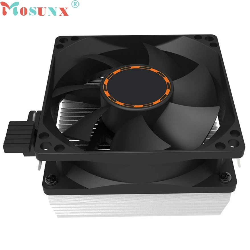 

ecoisin2 Mosunx CPU Cooling Cooler Fan Heatsink 7 Blade For AMD Athlon64 17mar20