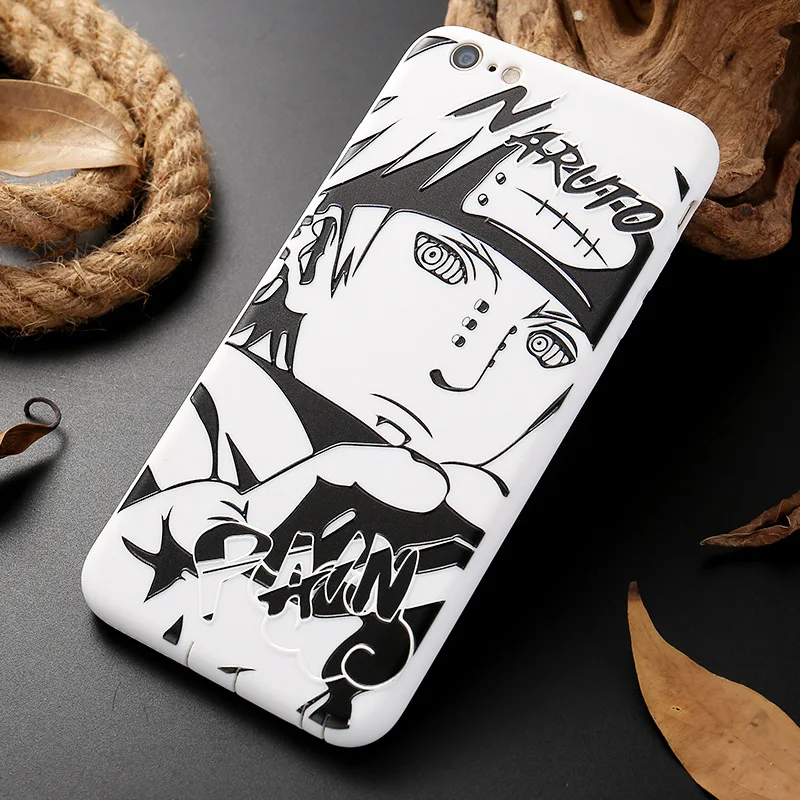 Чехол с рисунком Наруто Саске Какаши для iPhone XS Max XR Itachi Minato, мягкий силиконовый чехол для iPhone X XS XR 6 6S 7 8 Plus, чехол - Цвет: Pain