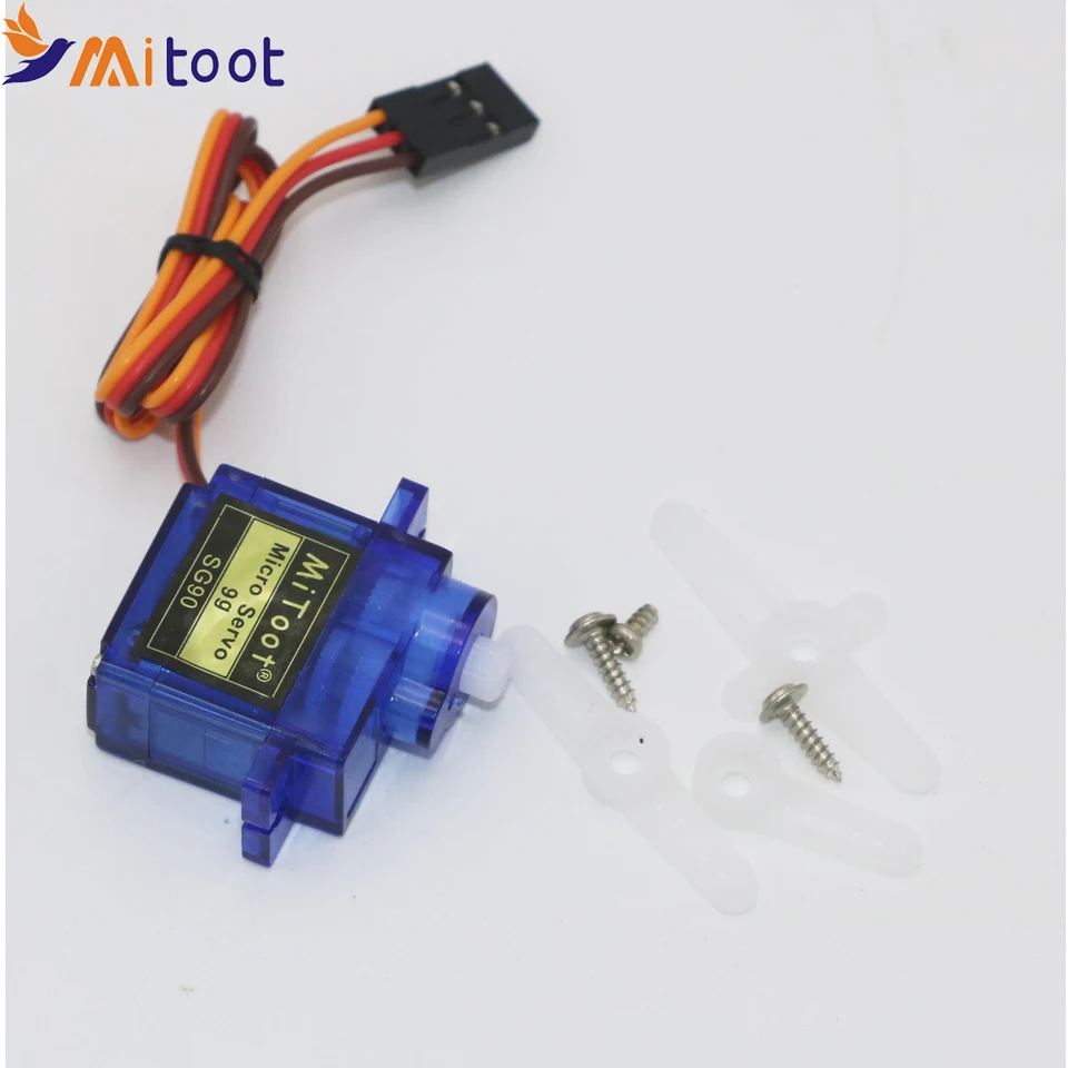 4Pcs 9G SG90 Micro Servomotore RC Robot Elicottero Controlli Aereo Auto Barca XCV