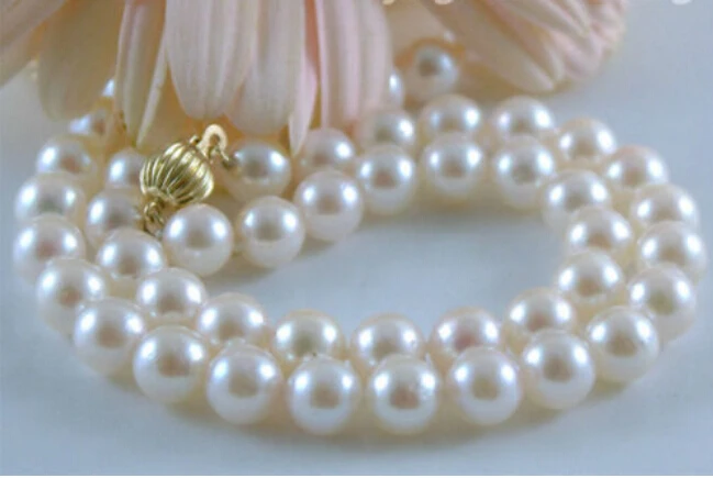 

AAA 18" 7.0-7.5mm AKOYA White Pearl Necklace