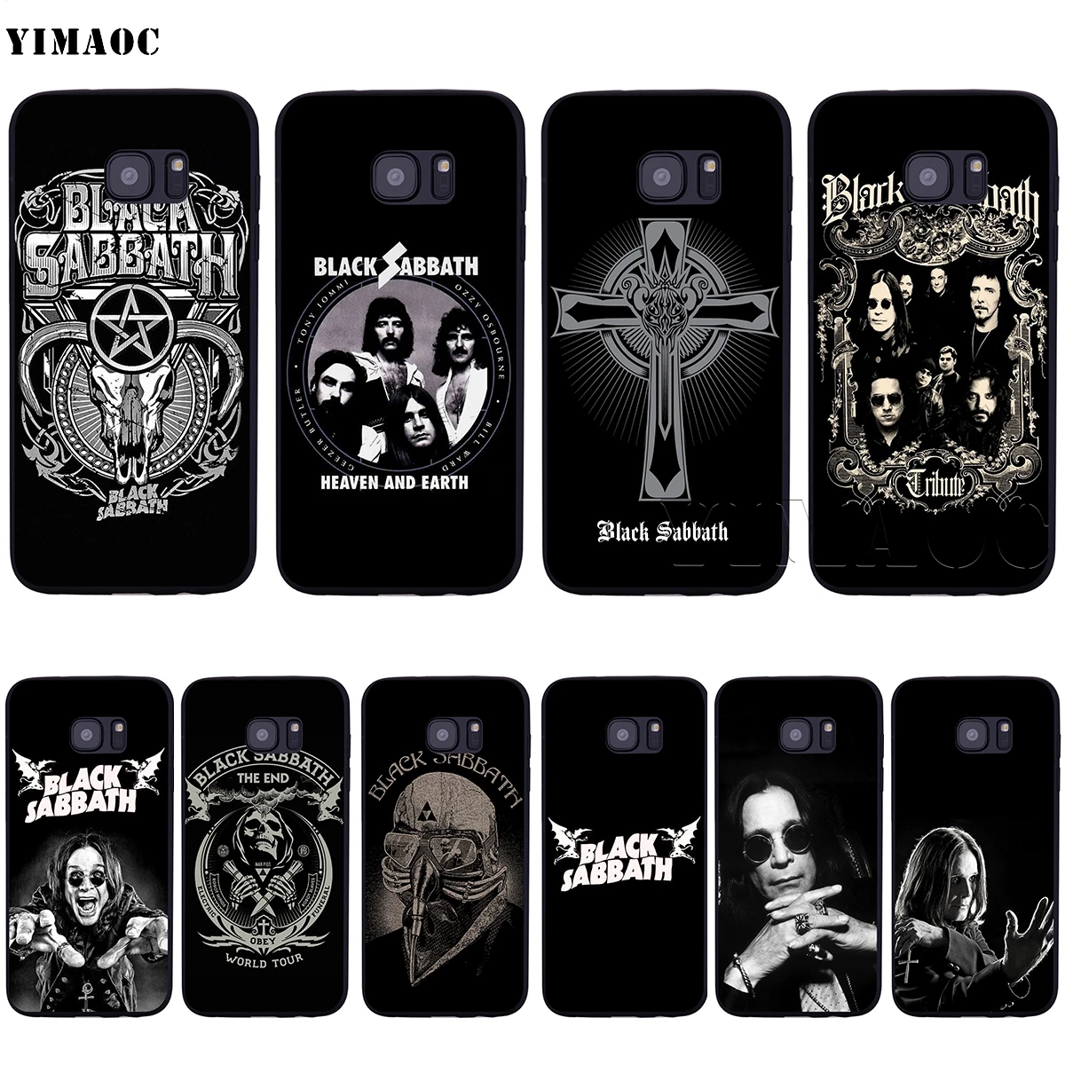 

YIMAOC Black Sabbath Ozzy Osbourne Case for Samsung Galaxy A7 A8 A9 A10 A20 A30 A40 A50 A70 M10 M20 M30 S10 S10e J6 Plus