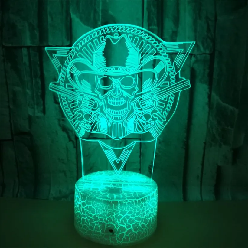 Skull 3D night light (5)