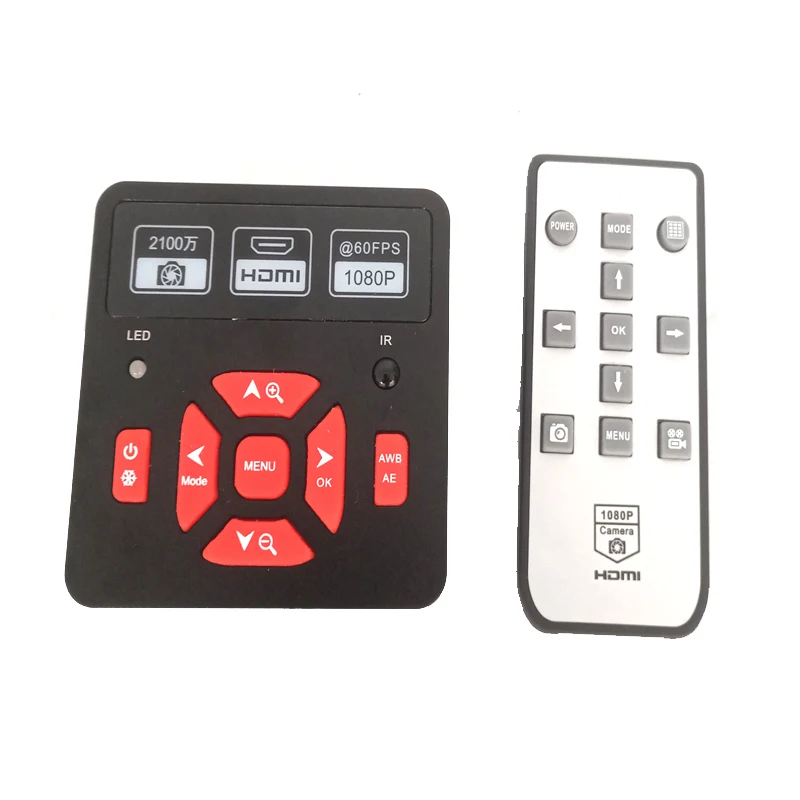 

21MP 1080P 60fps HDMI USB Digital Industry Video Microscope Camera Set TF Card Video Recorder Mobile Phone PCB Repair