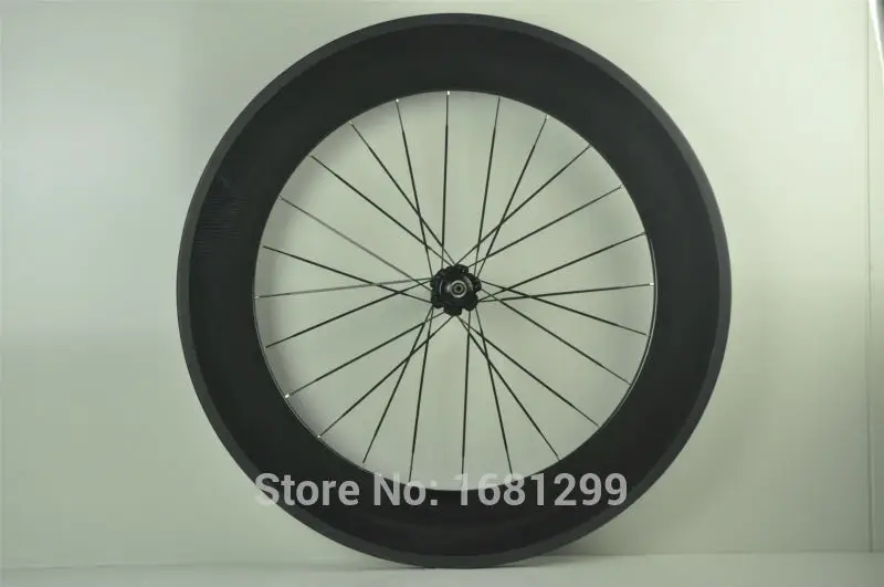 1pcs New 700C 88mm clincher rims Road Track Fixed Gear bike 3K UD 12K full carbon bicycle wheelsets 20.5/23/25mm width Free ship
