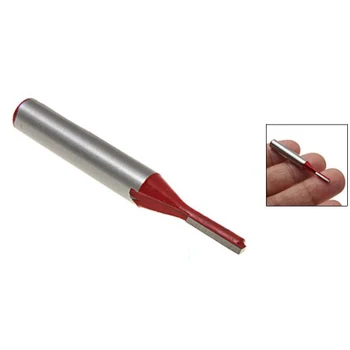 

LIXF HOT 1/4" x 1/8" Solid Long Blade Straight Router Bit Set