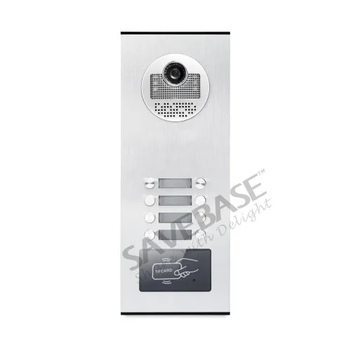 HOMSECUR " проводной видеодомофон для видеодомофона с бесшумным монитором для 8 квартиры