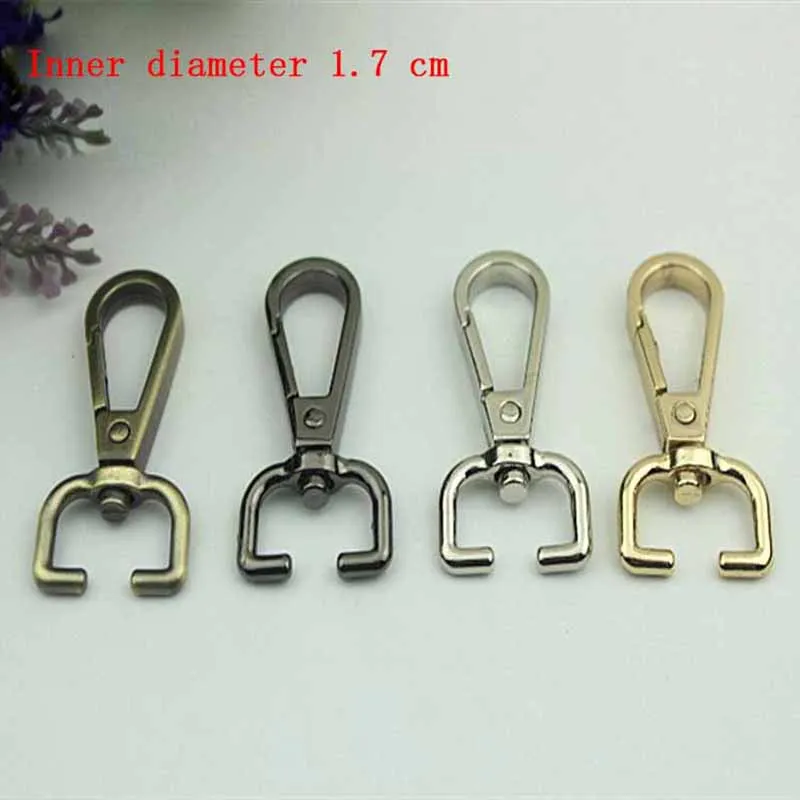 

20 pcs/lot 2019 New Luggage hardware accessories Shoulder straps tail ring opening Hook key chain Inner diameter of 1.7 cm