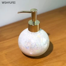 Прямая маркетинговая керамическая бутылка для мыла для рук креативный бытовой флакон для прессования лосьона бутылка для отеля с высококлассным лосьон для ванной