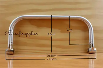 

8 1/2 inch metal frame aluminous tubular internal hinge Bag frame wholesale Z20