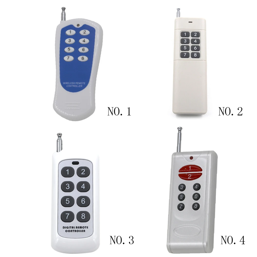 

3000m Long Range Distance High Power Wireless Controller 8CH 8 CH RF Remote Control Transmitter 315/433 MHz