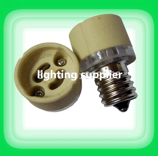 

Free Shipping E17 to GU10 Base Socket Adapter LED Light Lamp Holder Converter Home 10pcs / lot