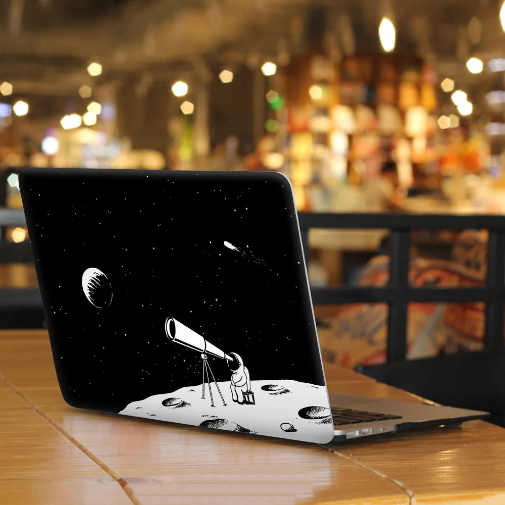 Новинка наклейка на ноутбук Space flight man MacBook air 13 15 4 3 серии YHY|Наклейки для ноутбуков|