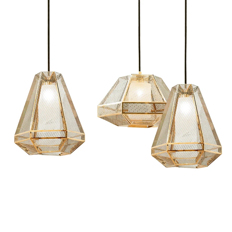 

LED Pendant Light for Dining Room Modern Hanging Lamps Pendant Light Golden Home Decoration Nordic Bar Luminaire Cord Fixtures