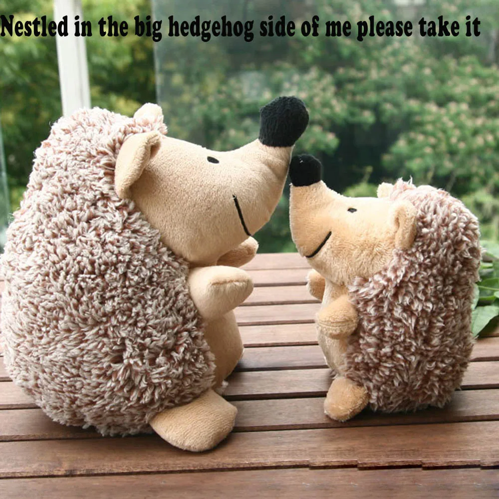 

Plush Toy Hot Sale Lovely Hedgehog Toys Squeaky Hedgehog Squeaker Sound Cat Puppy Stuffed Animals Toys Kids Doll pikachu plush