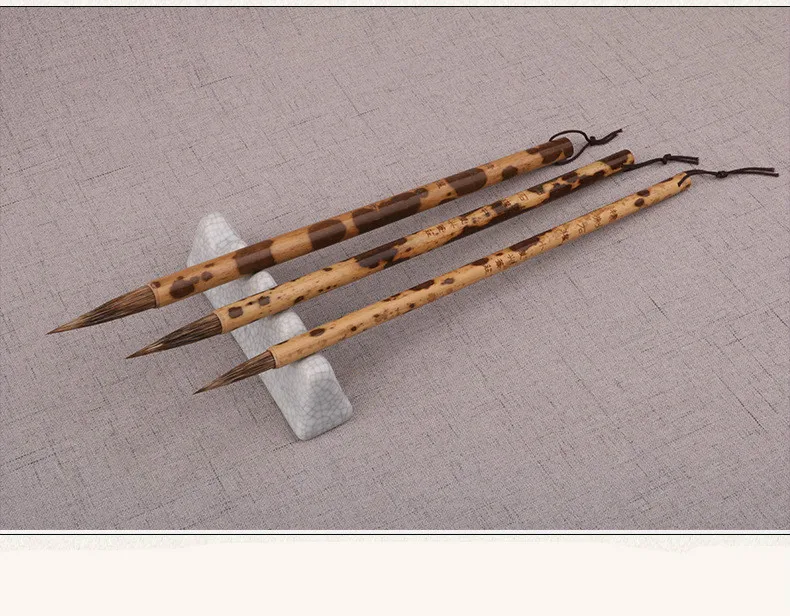 Pincel de Caligrafia Pássaro da Flor da Pintura da Escova Chinês Tradicional Caneta Conjunto Pedra Texugo Pincel Escrita Roteiro Regular Paisagem 10 Pássaro Da Flor Da Pintura Da Escova