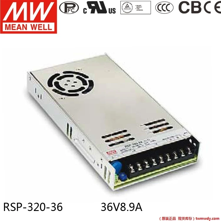 Средний WELLPFC ультра-тонкий блок питания RSP-320-36 320 W 36V8. 9A