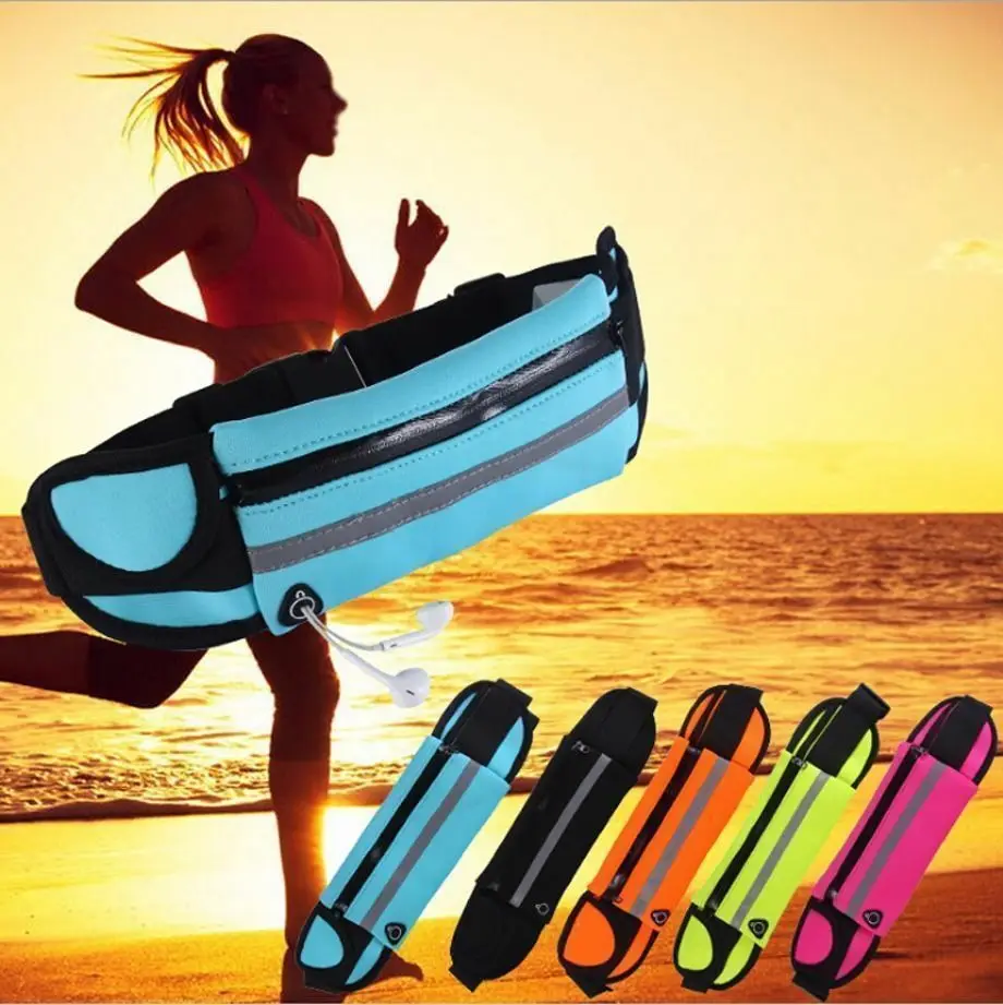 Waist Bum Bag Fanny Pack Belt Money For Running Jogging Cycling Phones Sport Running Waterproof Belt Waist Bag