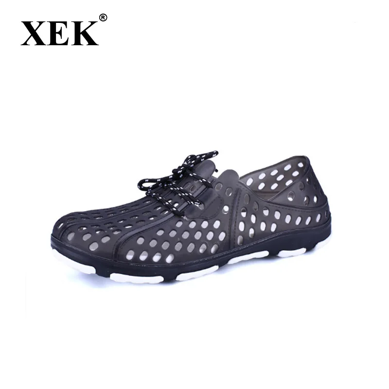 XEK Clogs Sneakers Breathable Beach Sandals Hiking Shoes Big Size 40-45 Outdoor Men Wading Aqua GSS43 | Спорт и развлечения