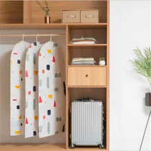 Высокое качество пылезащитный чехол для одежды юбка платье PEVA пальто одежда рубашка дорожная сумка