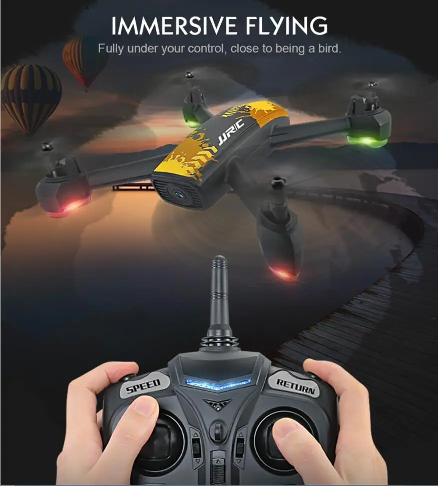 

2018 new H55 GPS Positioning Altitude hold Drones 720P WIFI Camera Selfie TRACKER FPV Quadcopter Rc Helicopter vs X8PRO X183