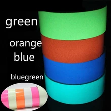 5M Luminous Tape Self-adhesive Glow In The Dark Safety Stage Home Decorations 30mm/40mm/50mm Width LA2