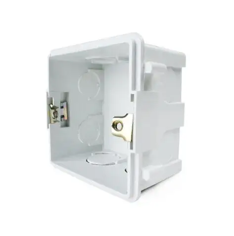 

EU Standard Dark Box, White Plastic Materials, 83mm*83mm Internal Mount Box for 86mm*86mm Touch Switch