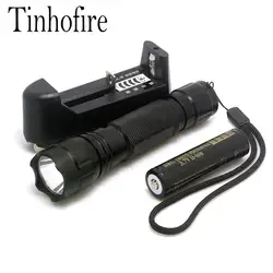 Tinhofire 2000 люмен WF 501B светодиод Cree XML T6 светодиодный фонарик свет лампы + 4000 мАч Батарея + Зарядное устройство